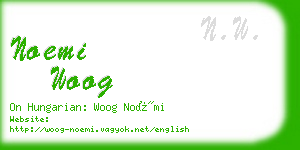 noemi woog business card